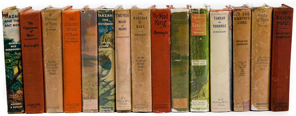 Lot 251: Edgar Rice Borroughs Book Assortment