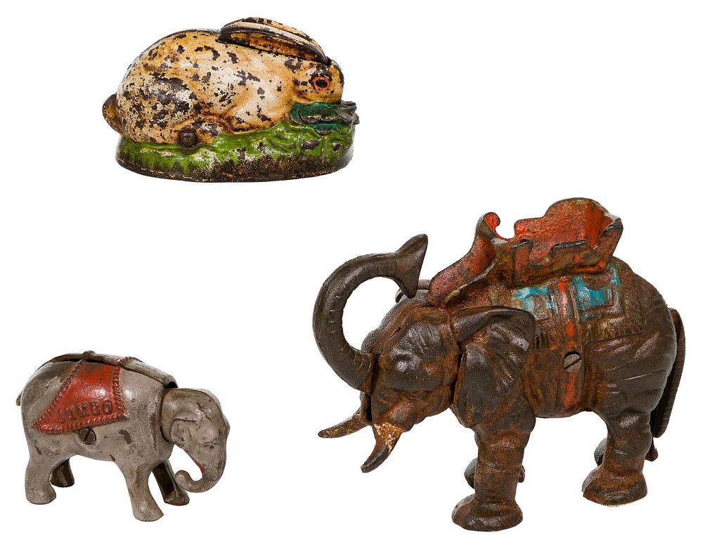 Lot 274: Cast Iron Bank Assortment