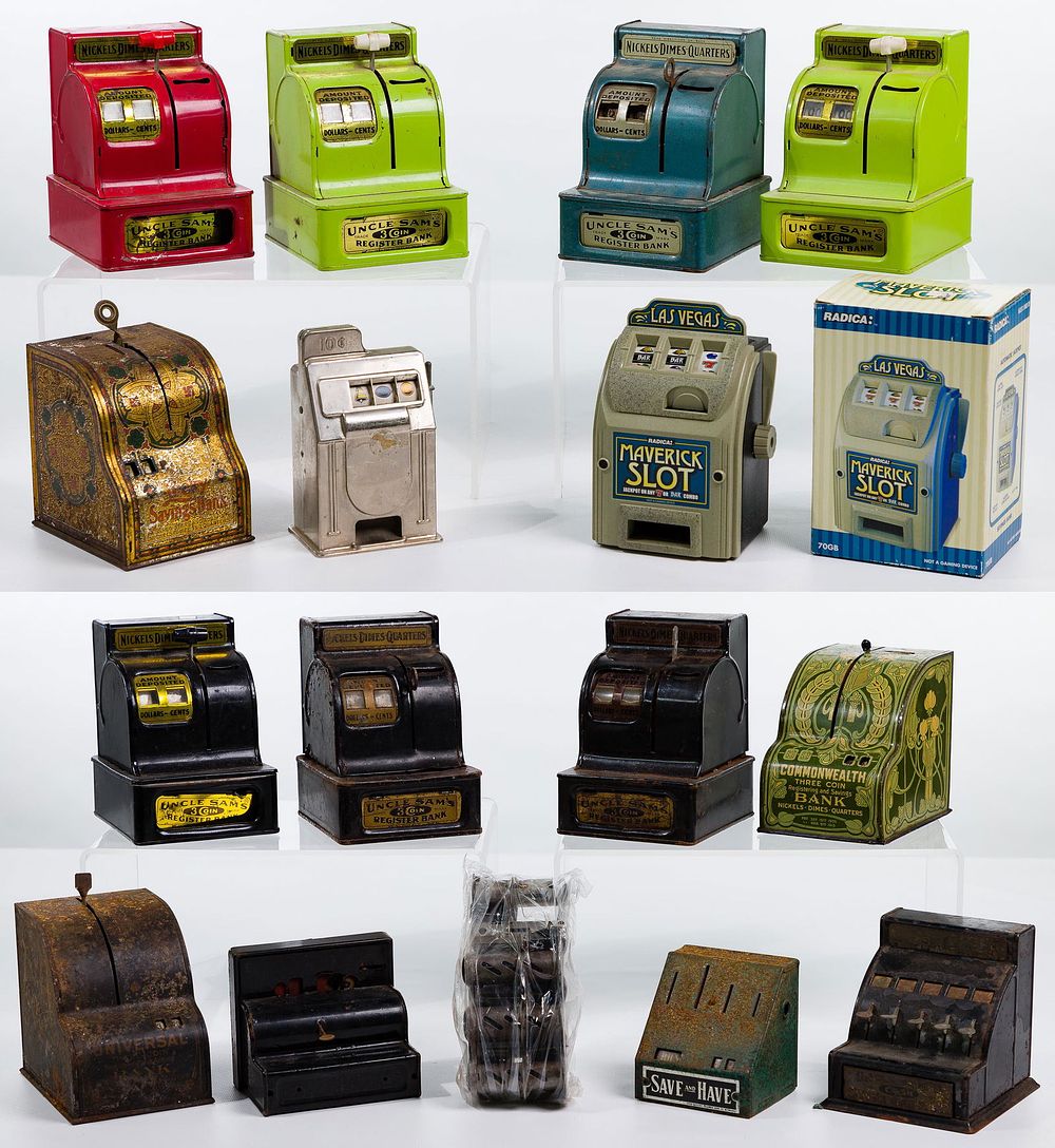 Lot 284: Cash Register Bank Assortment