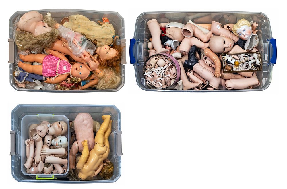 Lot 313: Doll Part Assortment