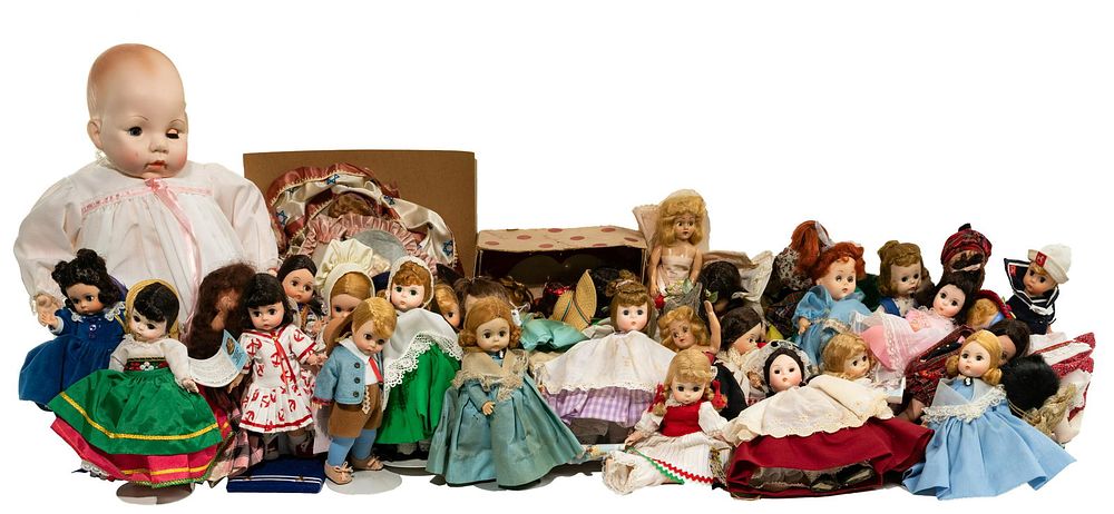 Lot 319: Madame Alexander Doll and Outfit Assortment