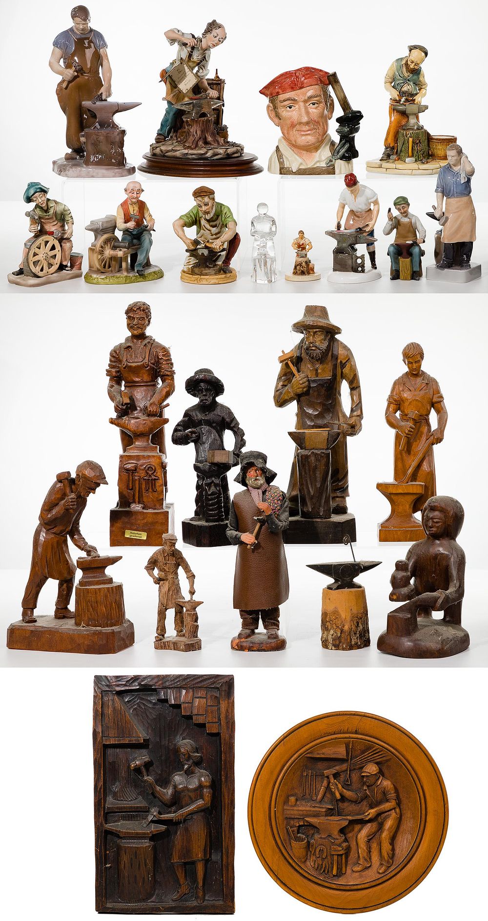 Lot 336: Blacksmith Figurine Assortment
