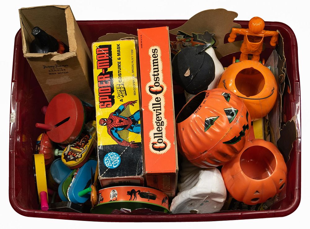 Lot 351: Halloween and Noisemaker Assortment