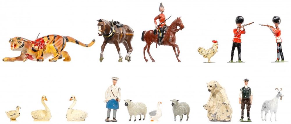 Lot 375: Britains Metal Toy Assortment