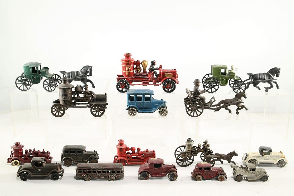 Lot 378: Cast Iron Toy Vehicle Assortment