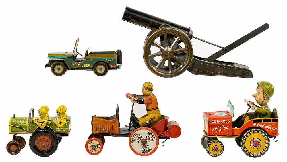 Lot 395: Lithographed Tin Toy Assortment