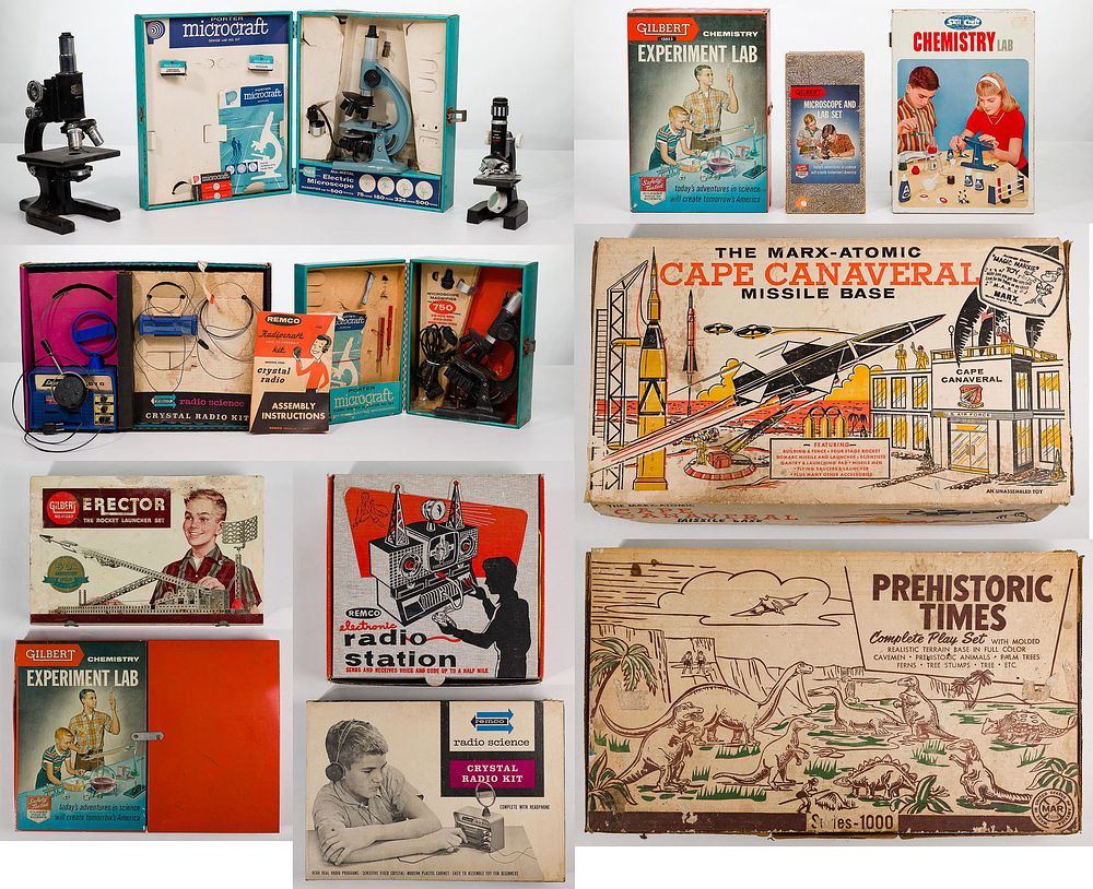 Lot 427: Scientific Toy and Marx Play Set Assortment
