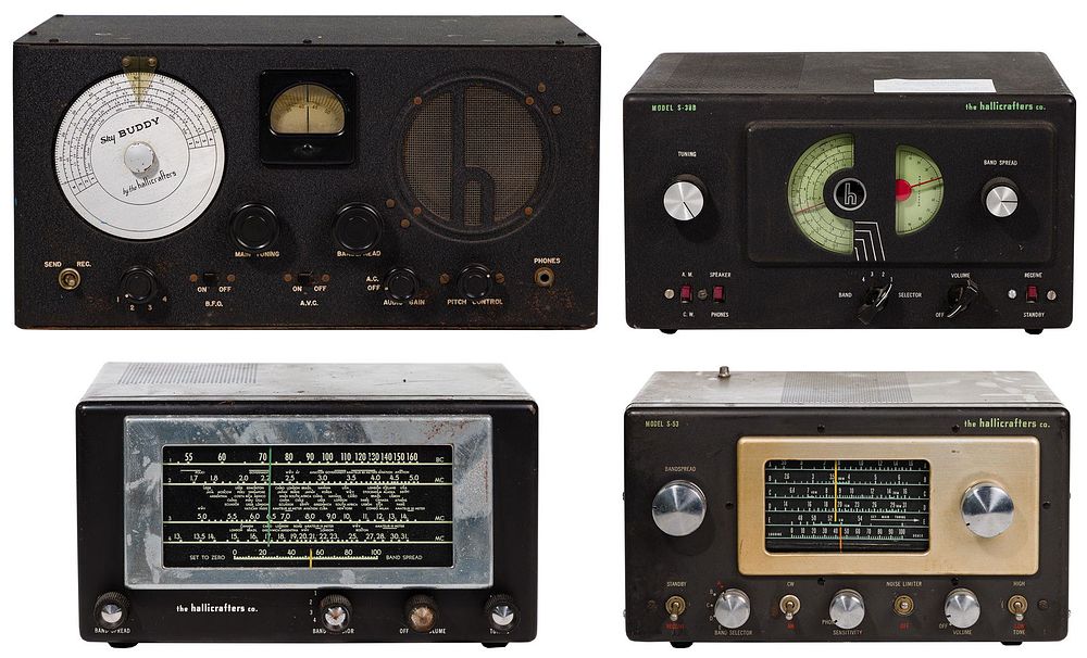 Lot 455: Hallicrafters Shortwave and Ham Radio Assortment