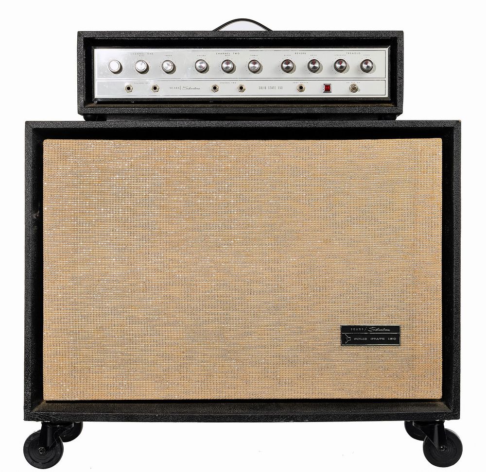 Lot 457: Sears Silvertone Solid State 150 Model 1465 Amplifier