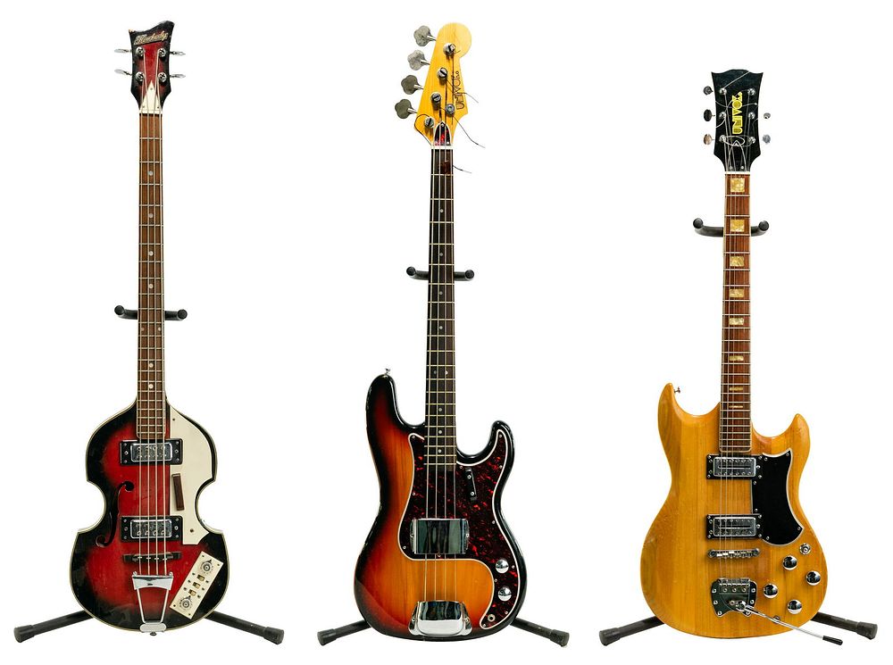Lot 459: Electric Guitar and Bass Instruments
