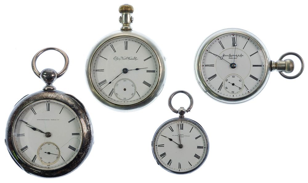 Lot 529: Silver Pocket Watch Assortment