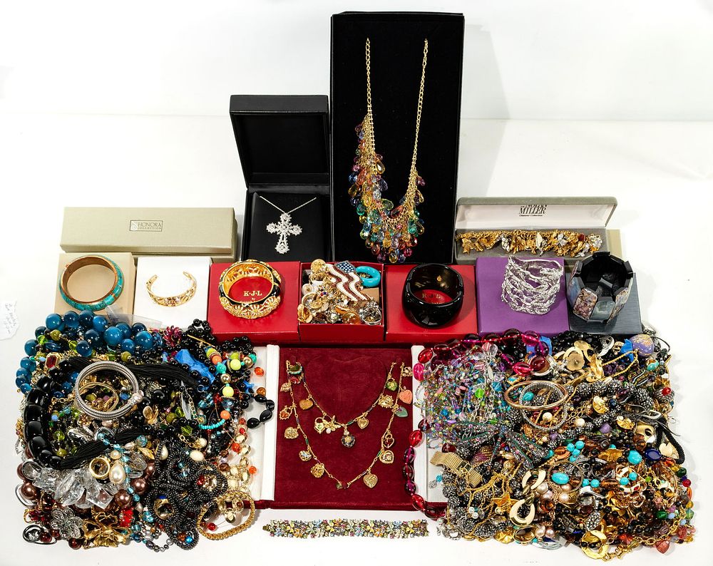 Lot 586: Designer Costume Jewelry Assortment