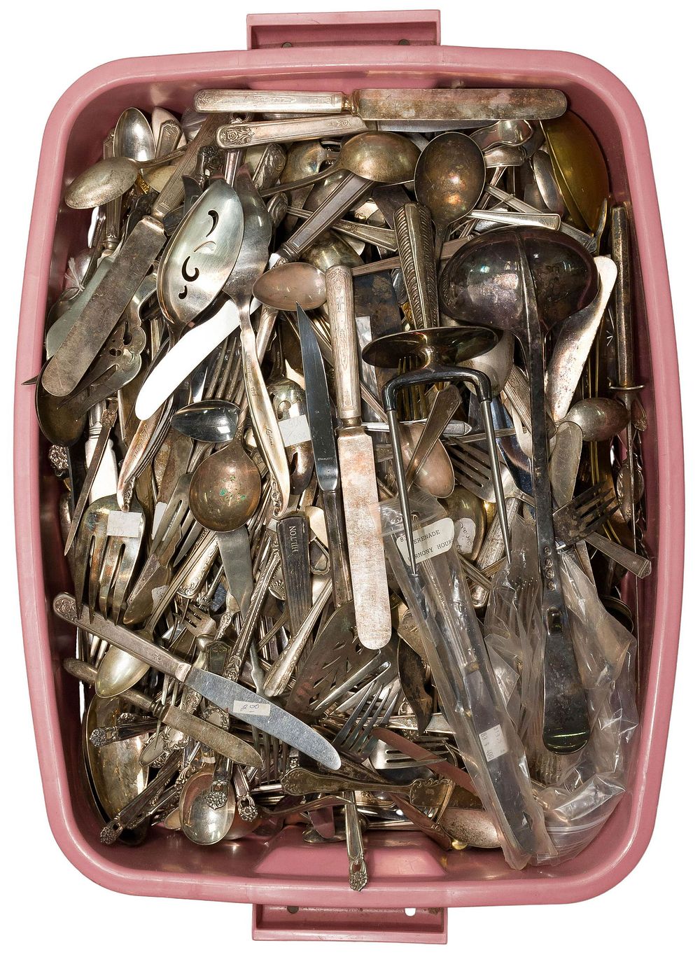 Lot 614: Silverplate Flatware Assortment