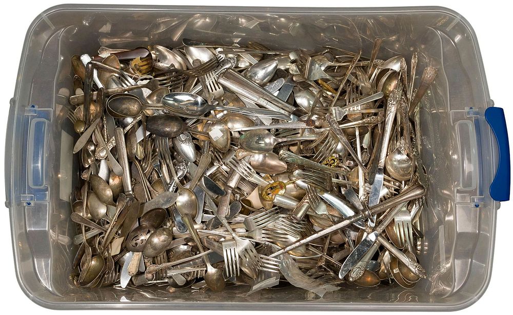 Lot 615: Silverplate Flatware Assortment