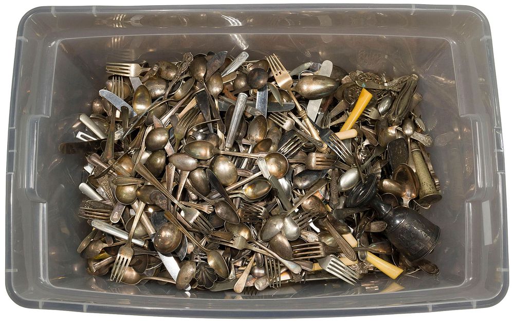 Lot 616: Silverplate Flatware Assortment