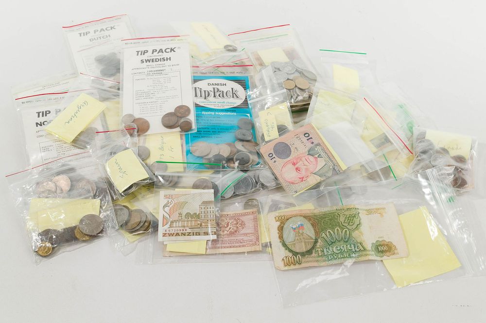 Lot 627: World: Coin and Currency Assortment