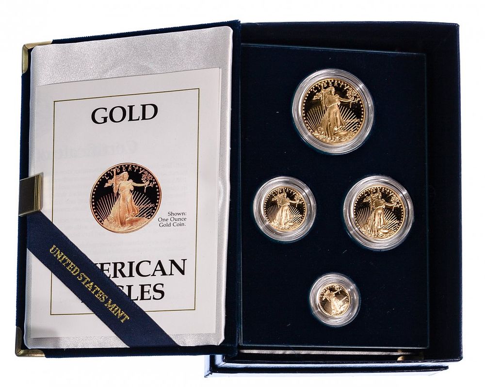 Lot 630: 1989 American Eagle Gold Bullion Proof Set