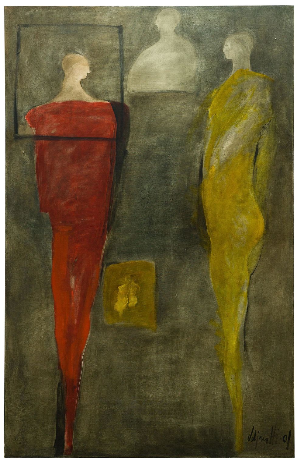 Lot 152: Agnese Udinotti (Greek / American, b.1940) 'Allegory