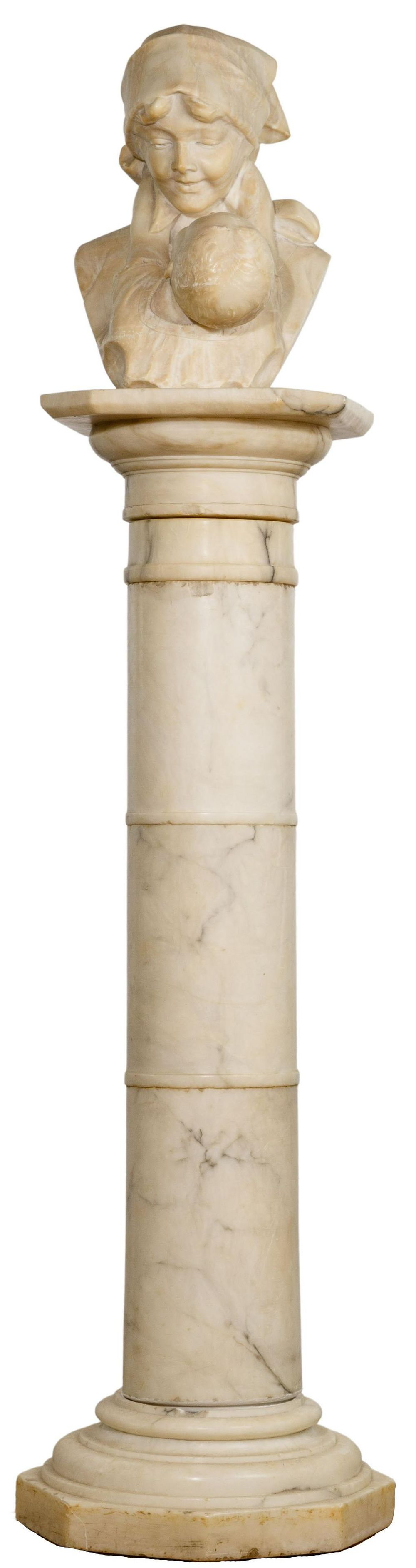 Lot 178: (After) Emilio Fiaschi (Italian, 1851-1941) 'Mother and