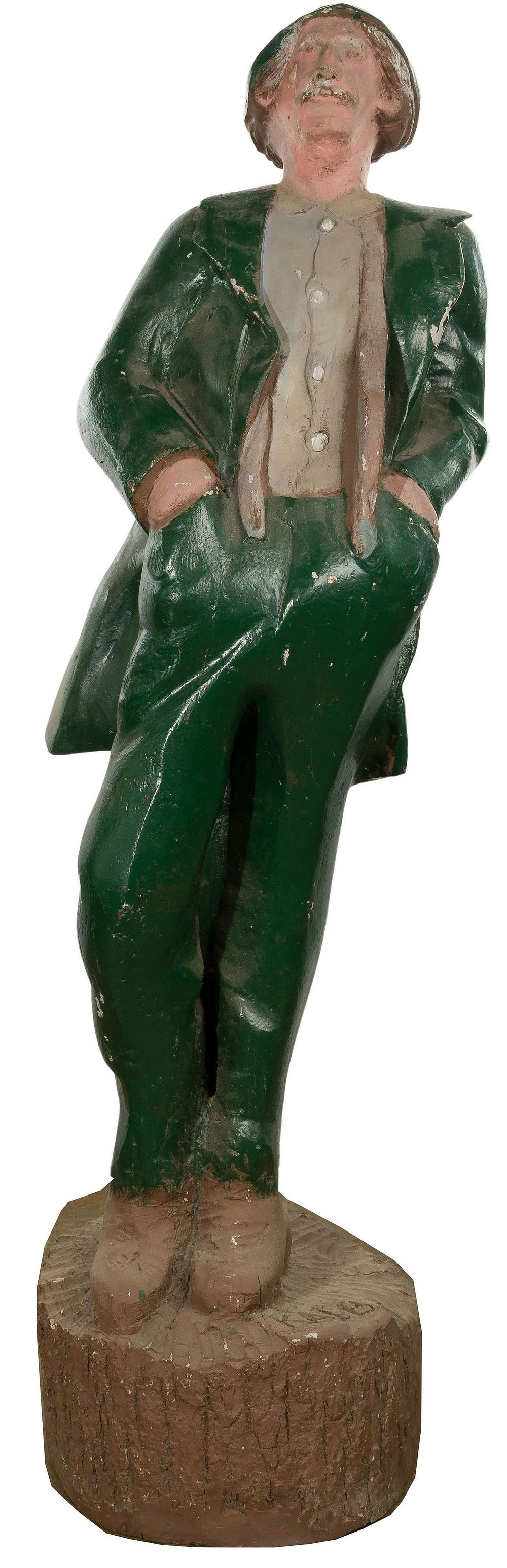 Lot 184: Dwight Owen Kalb (American, d.2020) Painted Wood