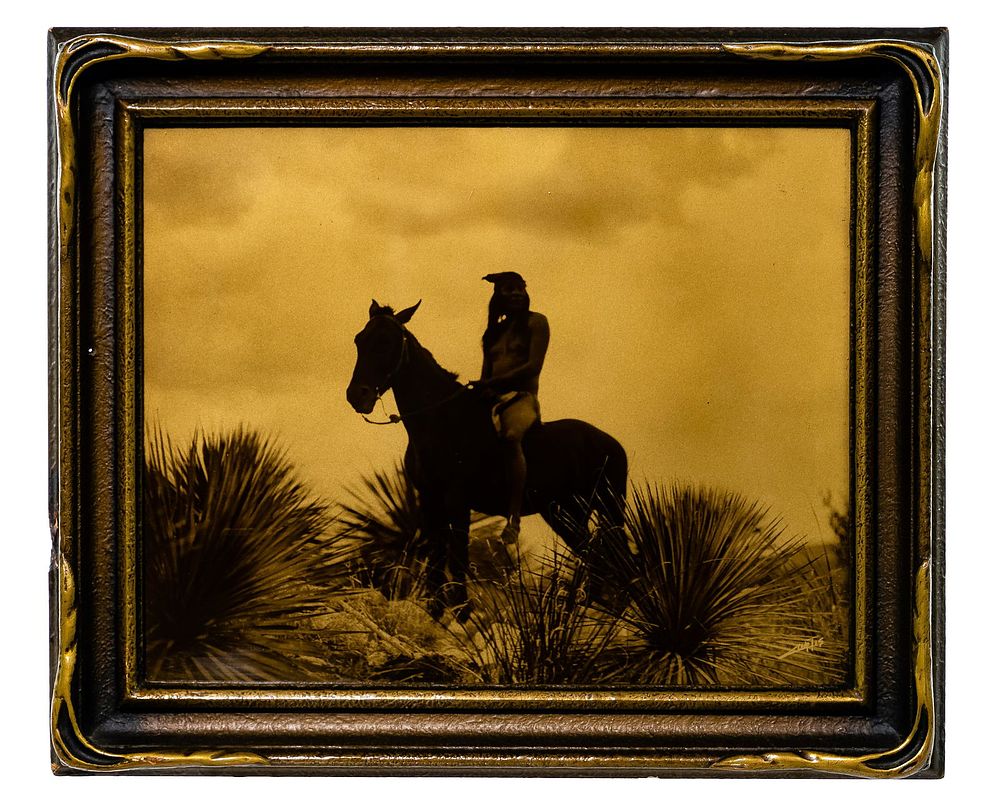 Lot 191: Edward Curtis (American, 1868-1952) 'The Scout Apache'
