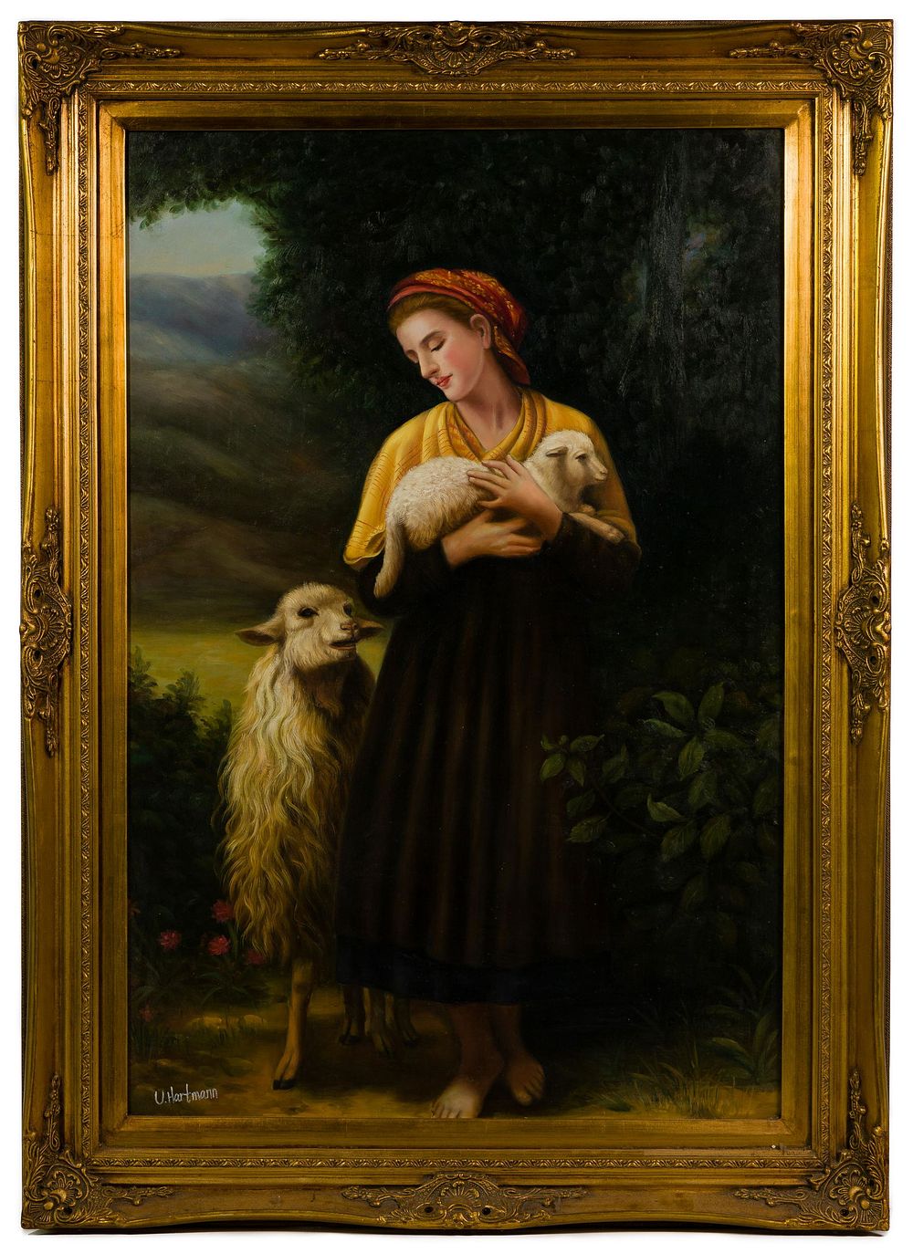 Lot 196: U. Hartmann after William-Adolphe Bouguereau 'The