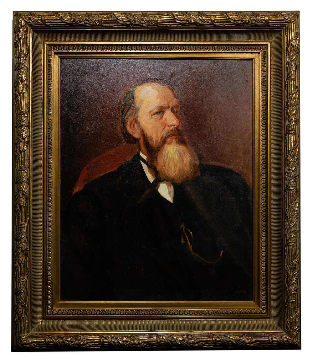 Lot 199: Unknown Artist Oil on Canvas Portrait