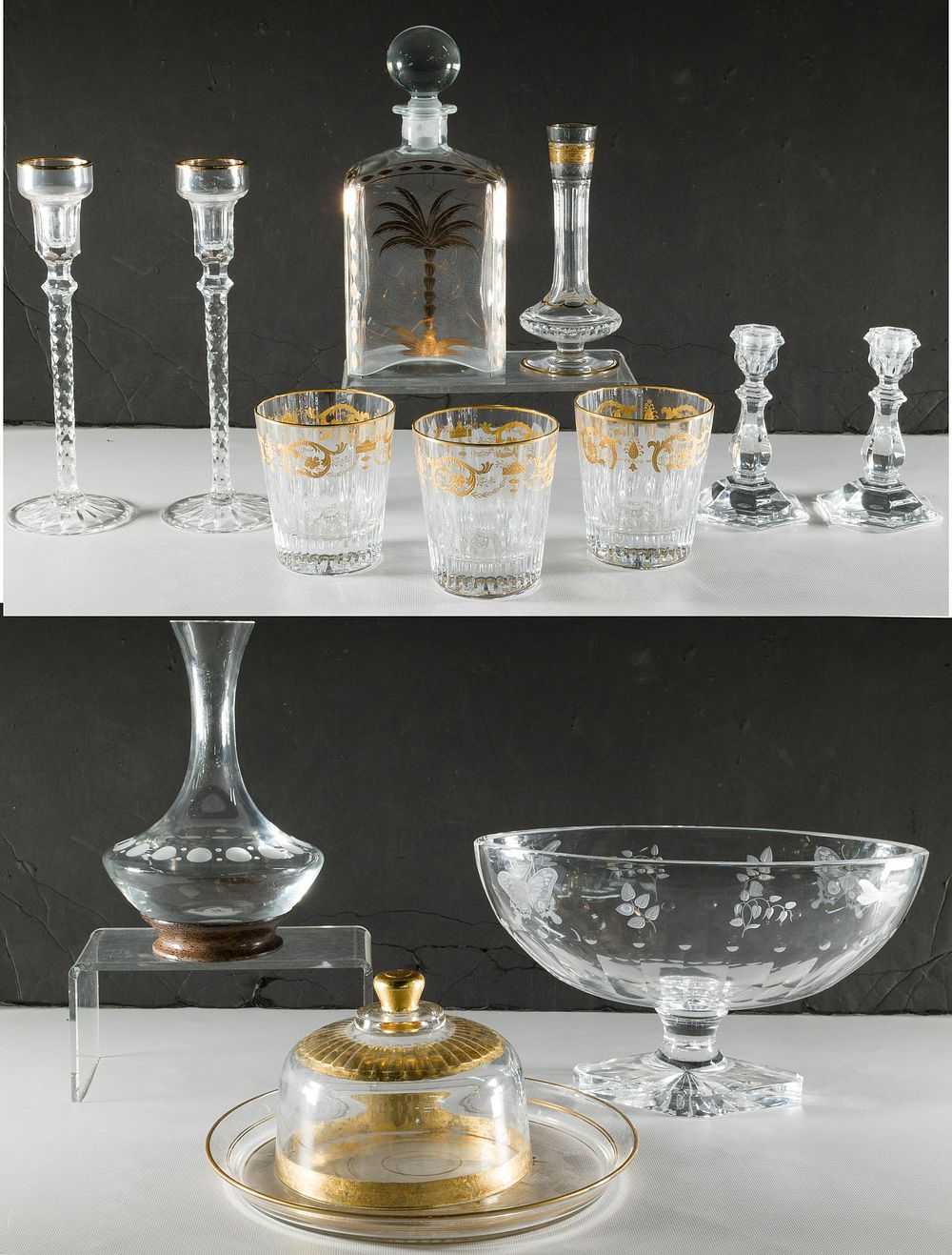 Lot 201: Baccarat Crystal and Glass Assortment