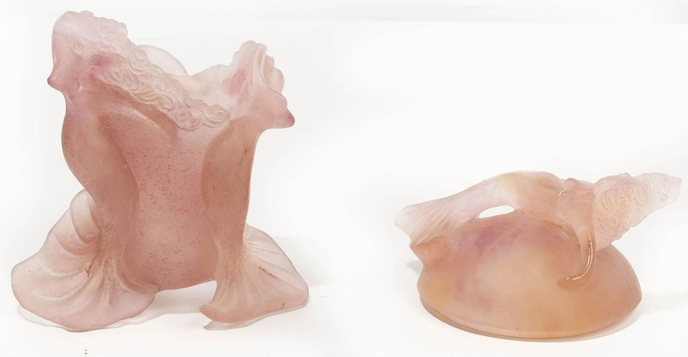 Lot 204: Daum Pate De Verre Figural Art Glass