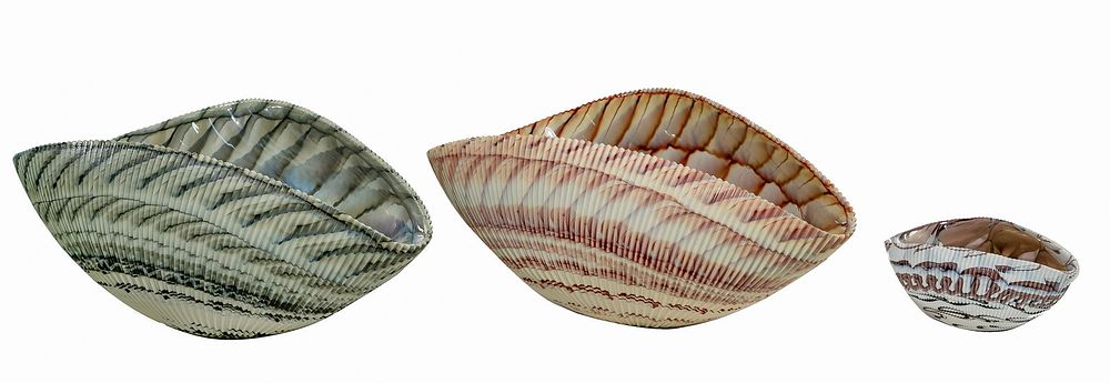 Lot 205: Fornace Ferro for Murano Glass Bowls