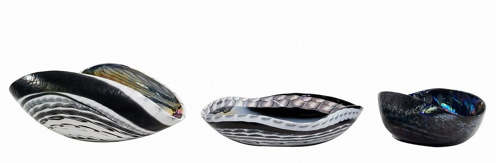 Lot 206: Fornace Ferro for Murano Glass Bowls