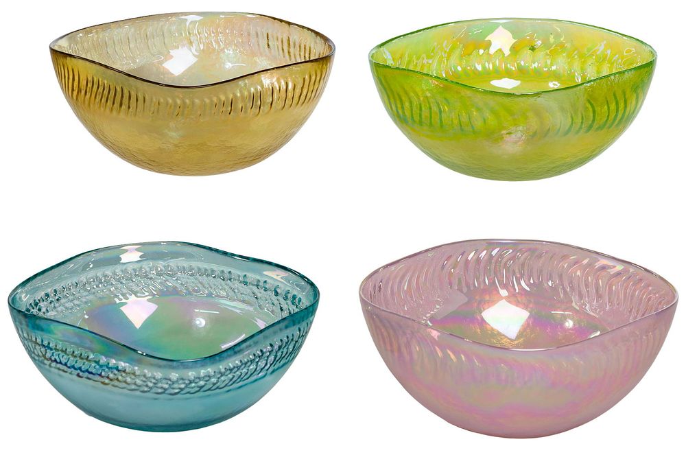 Lot 212: Yalos Casa for Murano Glass Bowls