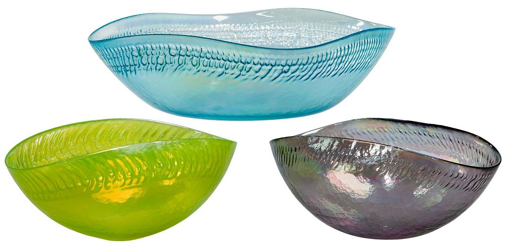 Lot 214: Yalos Casa for Murano Glass Bowls