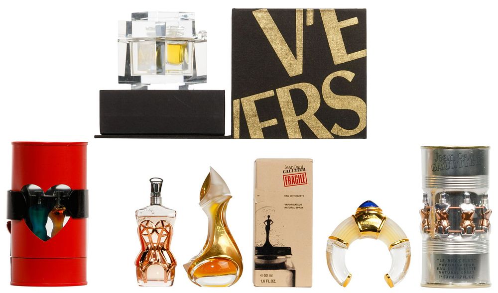 Lot 250: Gaultier, Versace and Donna Karan Perfume Bottle