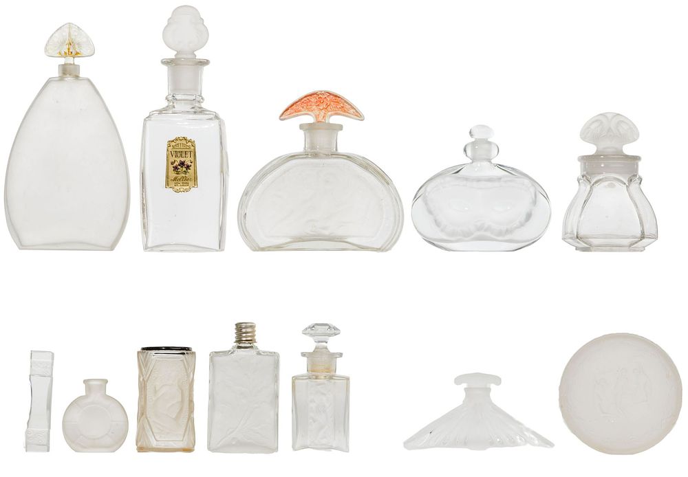 Lot 256: Lalique and Lalique-Style Frosted Glass Assortment