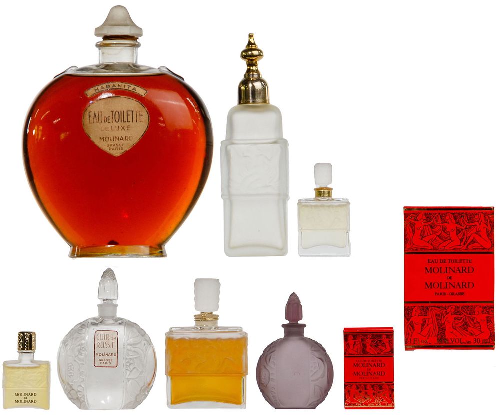 Lot 258: Lalique for Molinard Perfume Bottle Collection