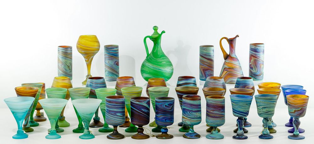 Lot 291: Phoenician Style Glass Assortment