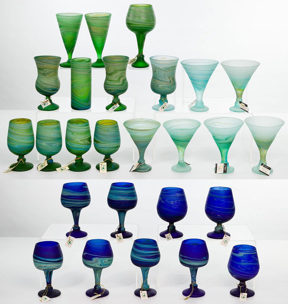 Lot 293: Phoenician Style Glass Assortment