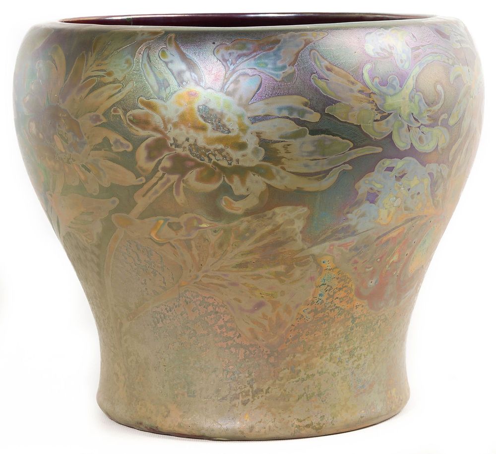 Lot 295: Jacques Sicard for Weller Art Pottery Planter