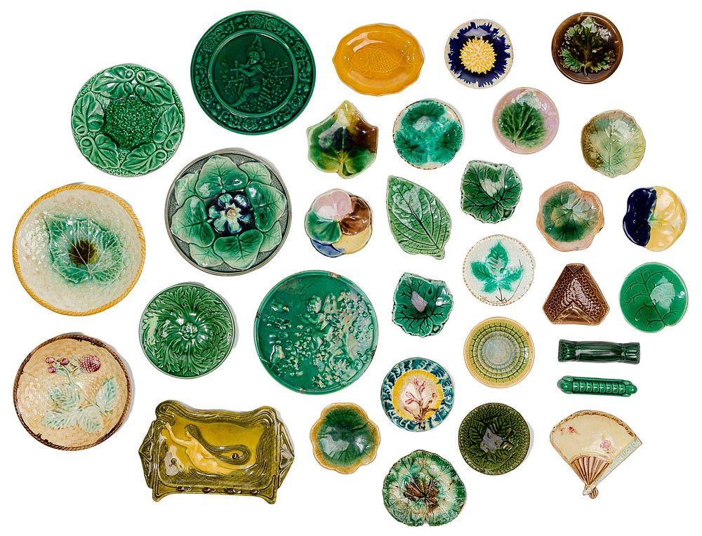 Lot 300: Majolica Assortment
