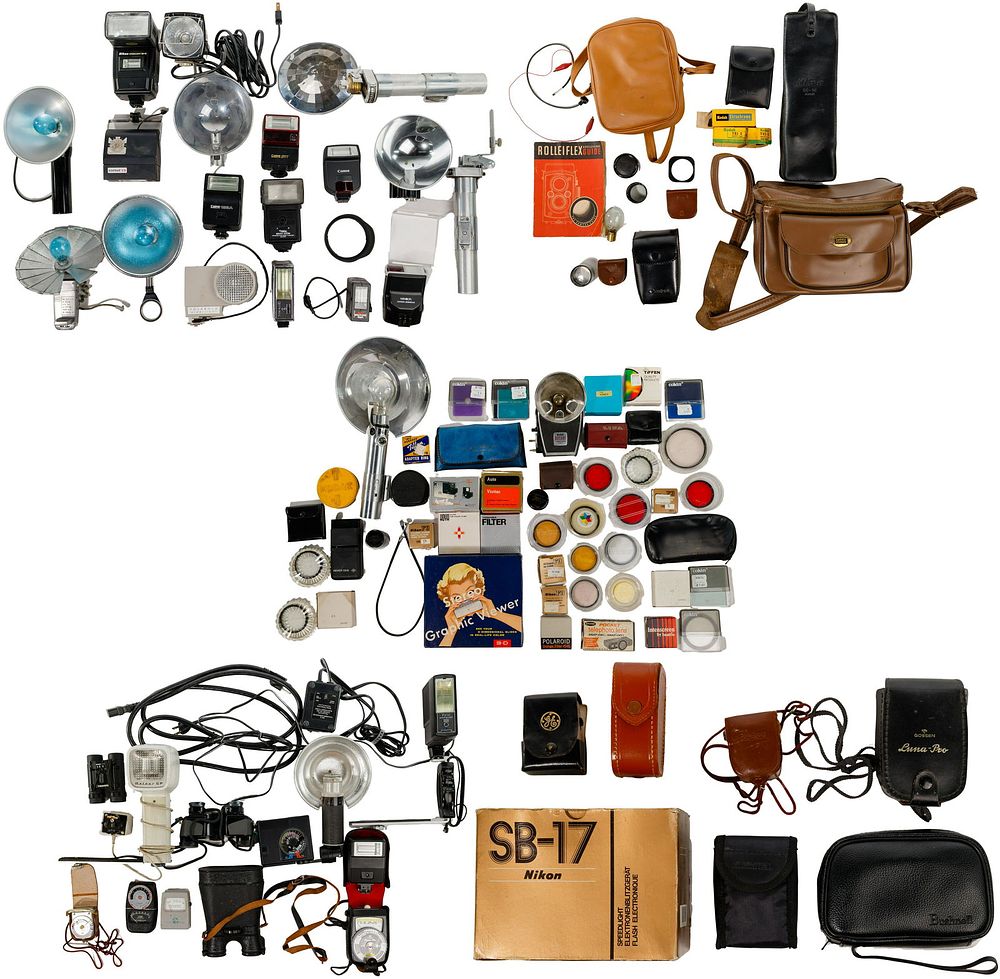 Lot 396: Rolleiflex and Other Camera Accessory Assortment
