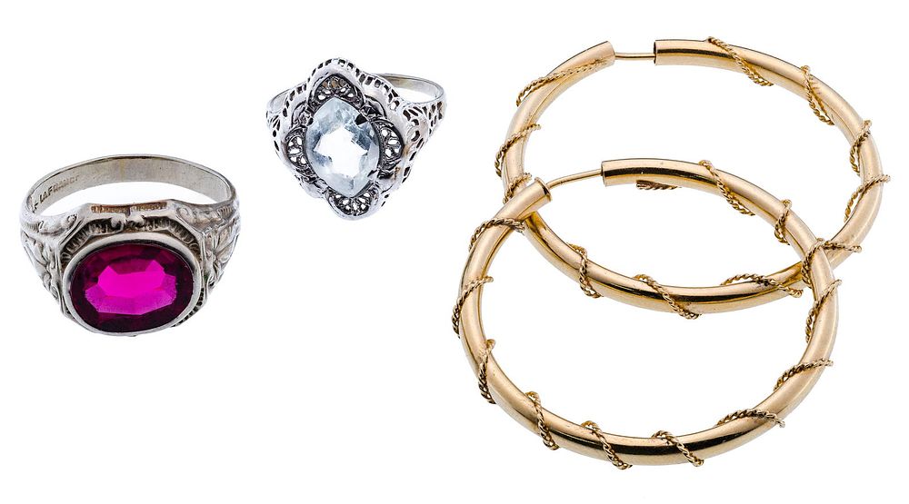 Lot 459: 14k Gold Jewelry Assortment