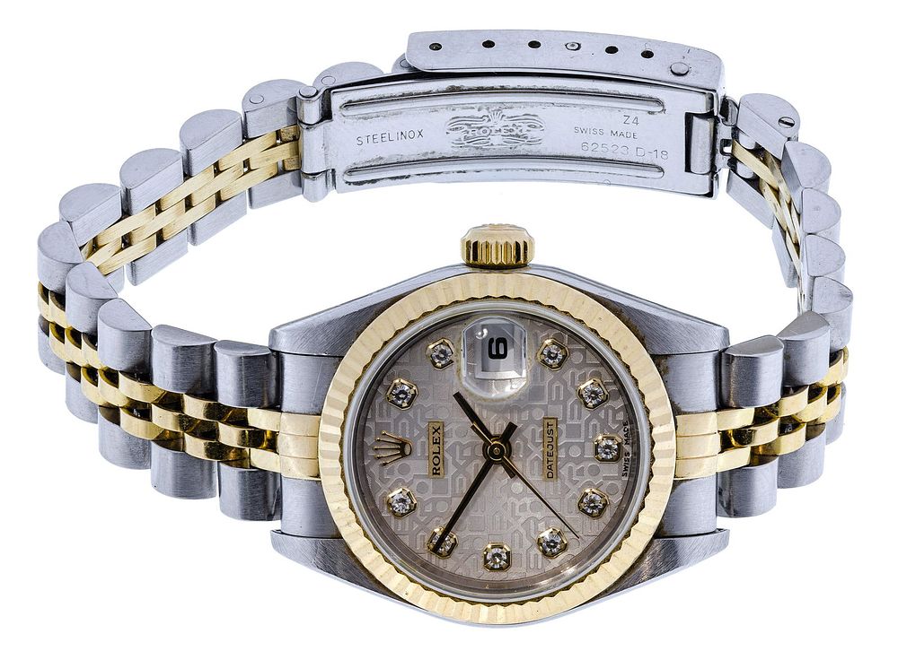 Lot 472: Rolex Datejust Oyster Perpetual Wrist Watch