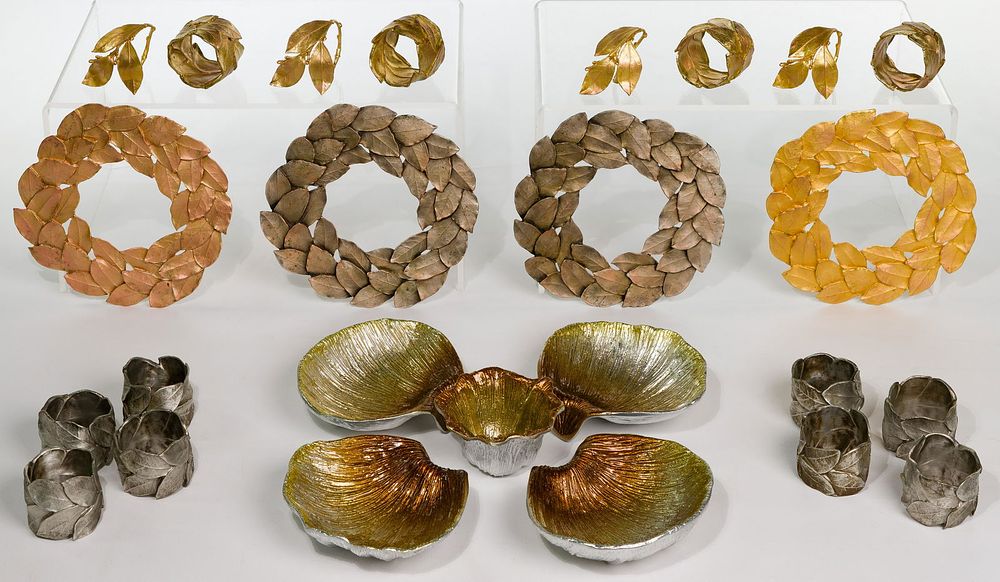 Lot 502: Michael Aram and Tableart Dining Accessory Assortment