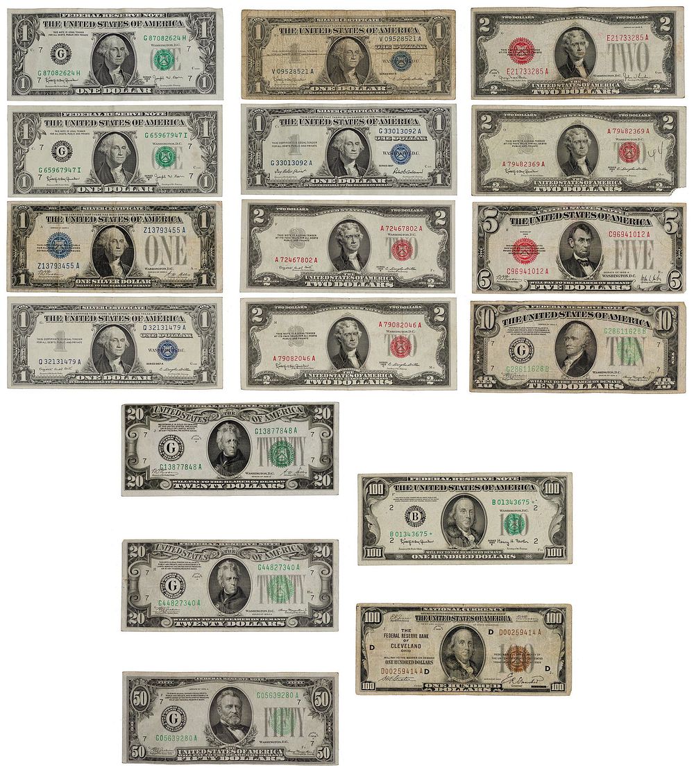 Lot 507: US Currency Assortment