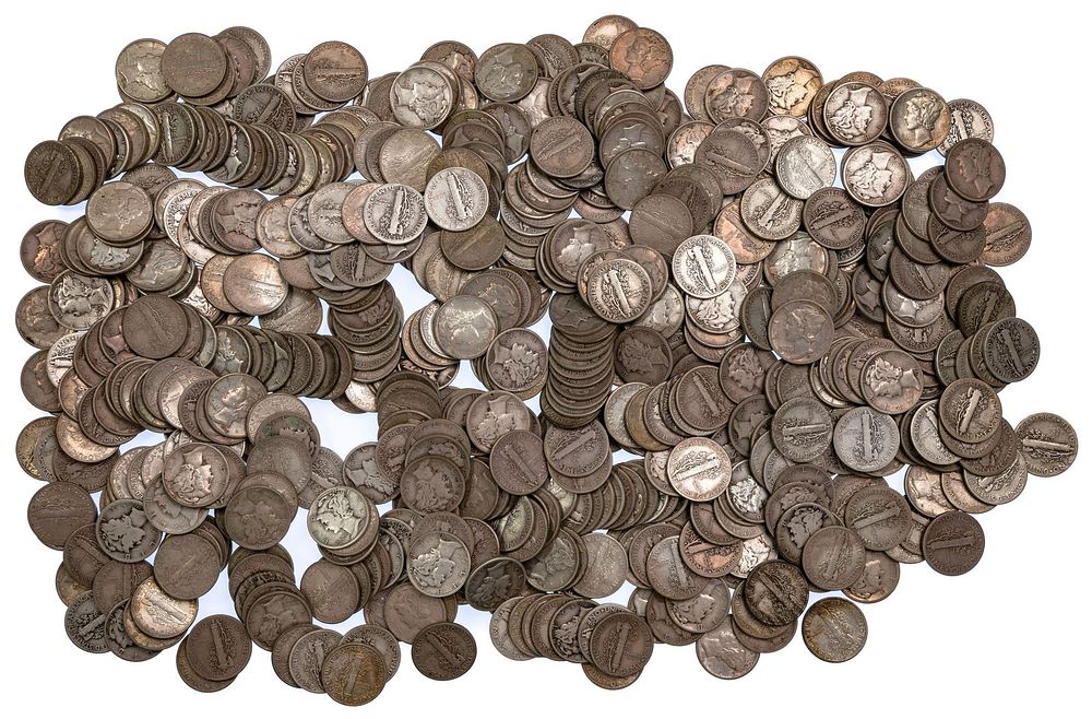 Lot 517: Mercury 10c Assortment