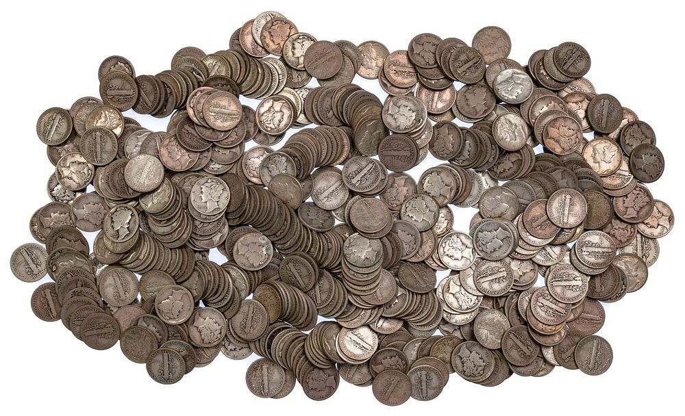 Lot 518: Mercury 10c Assortment