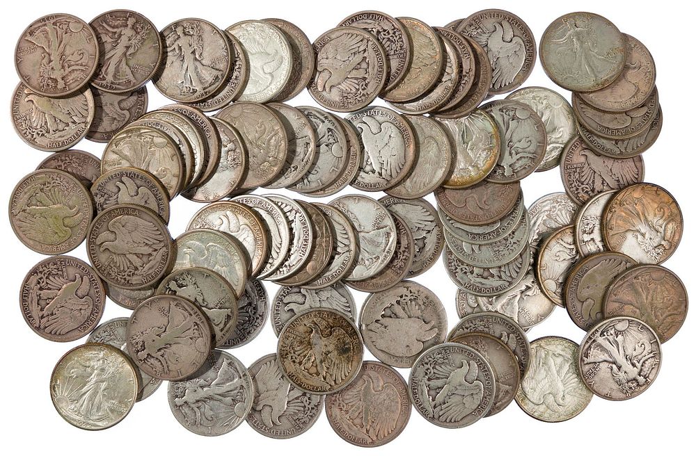 Lot 538: Walking Liberty 50c Assortment