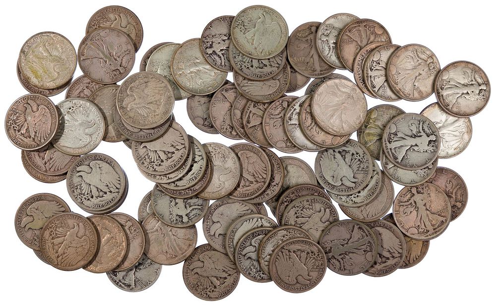 Lot 539: Walking Liberty 50c Assortment