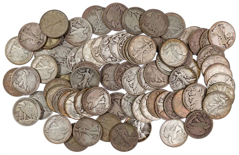 Lot 540: Walking Liberty 50c Assortment